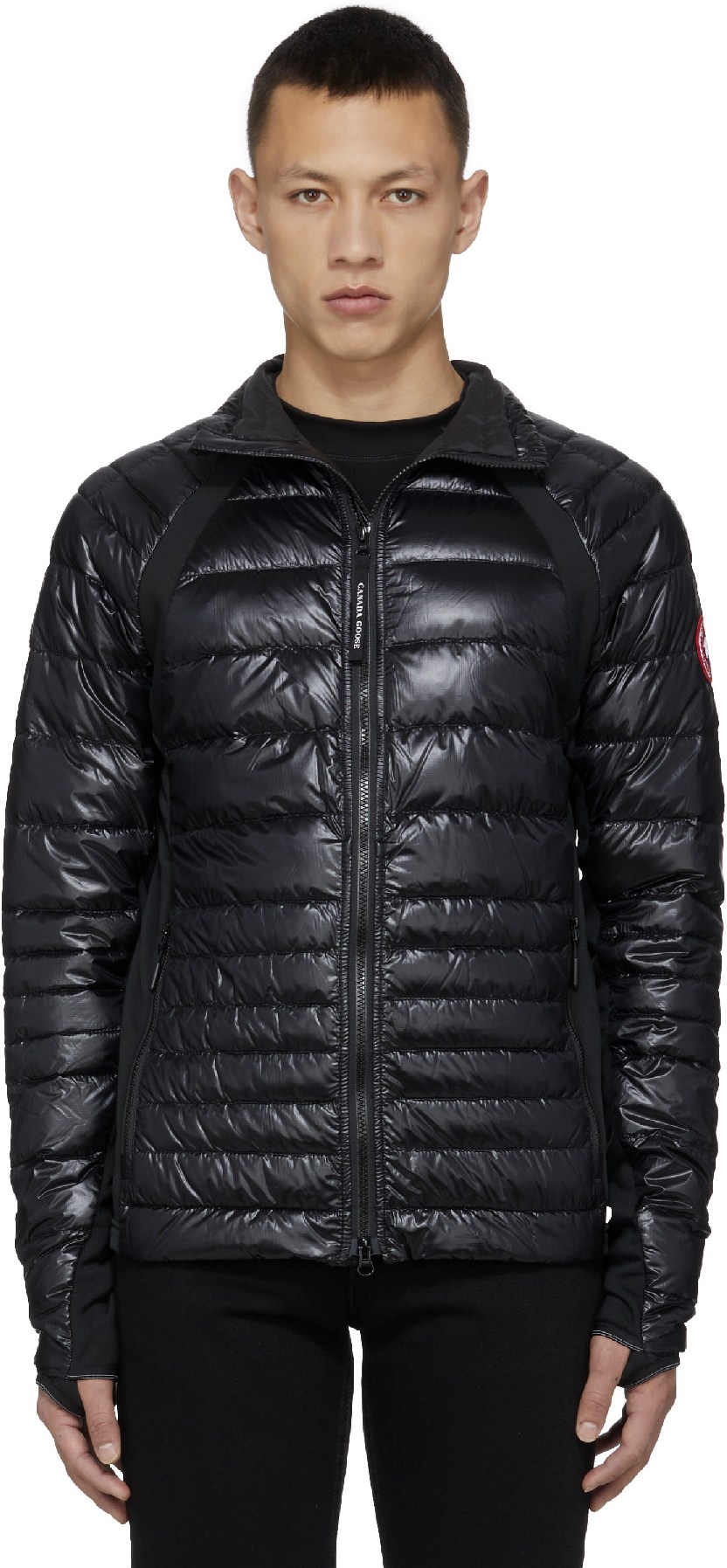 Canada Goose: Noir Manteau Hybridge Lite Tech Noir - 1