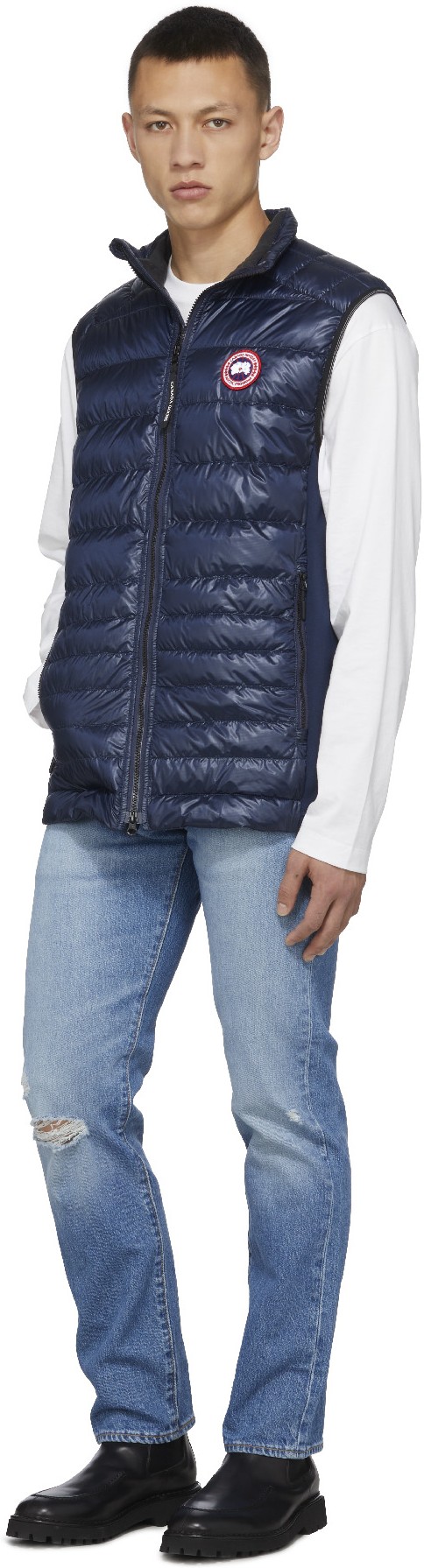 Canada Goose: Blue Hybridge Lite Tech Vest - 4