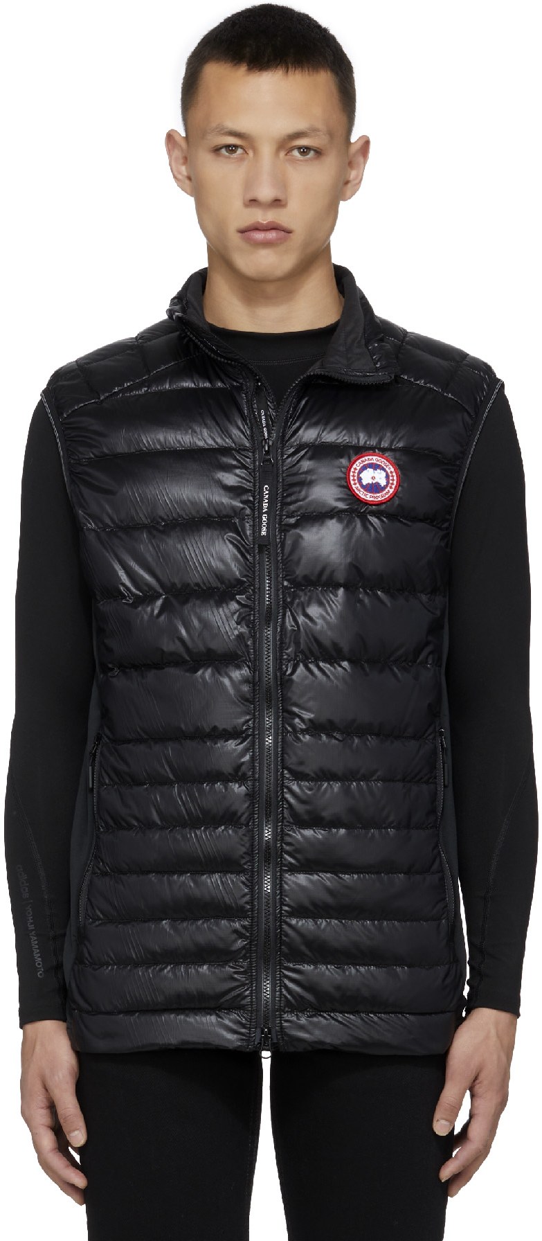 Canada Goose: Black Hybridge Lite Tech Vest - 1