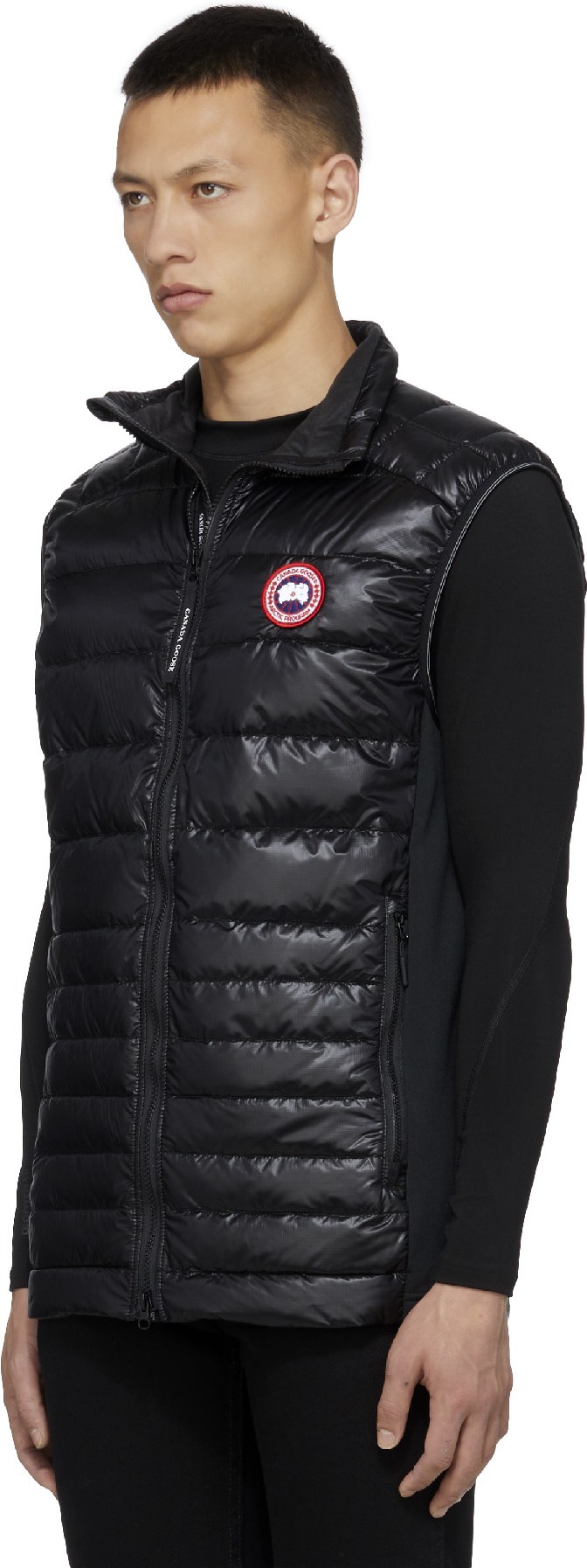 Canada Goose: Noir Gilet Hybridge Lite Tech Noir - 2