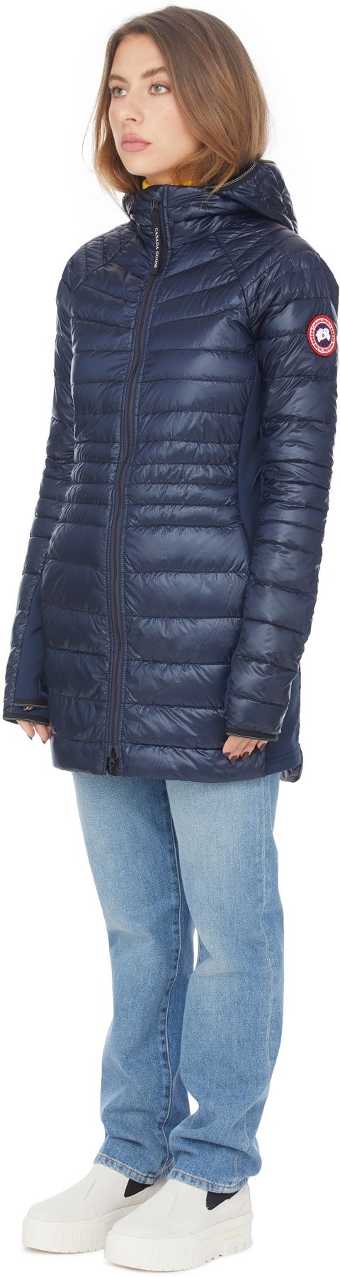 Canada Goose: Bleu Manteau Hybridge Lite Tech Bleu - 2