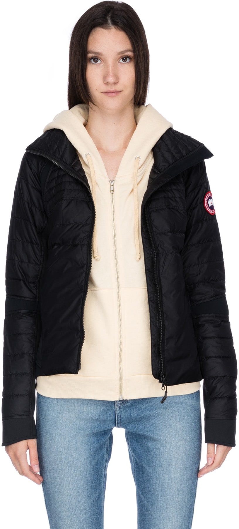 Canada Goose: Black Hybridge Perren Jacket - 1