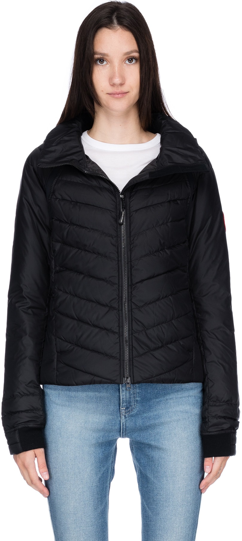 Canada Goose: Black Hybridge Base Jacket - 1