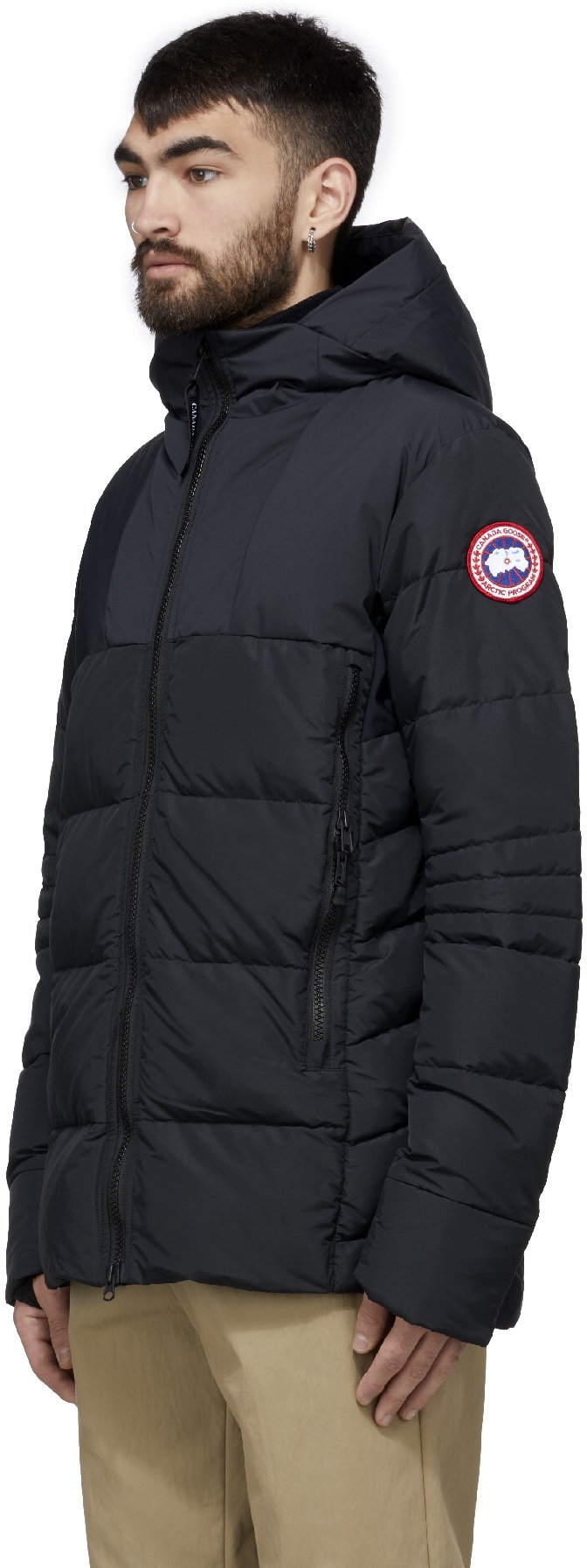 Canada Goose: Noir Manteau Hybridge Noir - 2