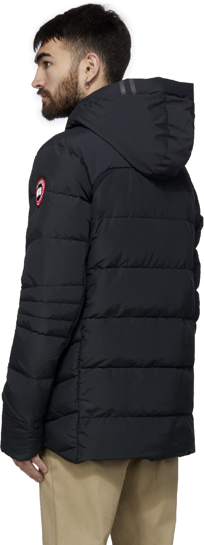 Canada Goose: Black Hybridge Coat - 3