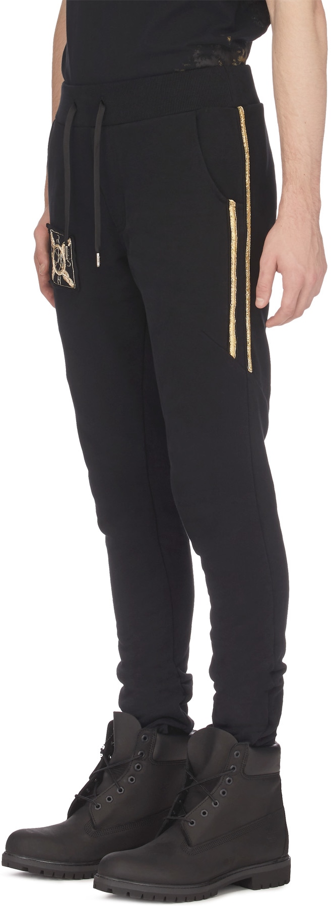 RH45: Black Bastian Sweatpants - 2