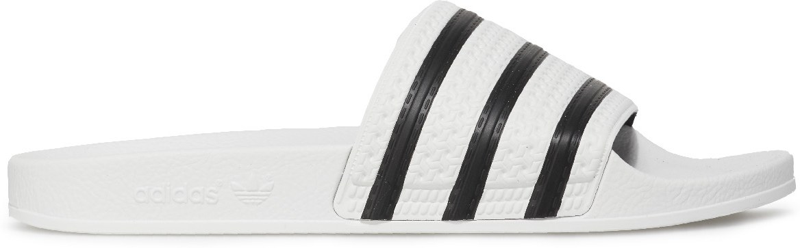 adidas Originals: White Adilette - 1