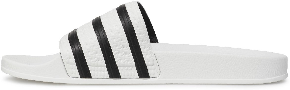 adidas Originals: White Adilette - 2