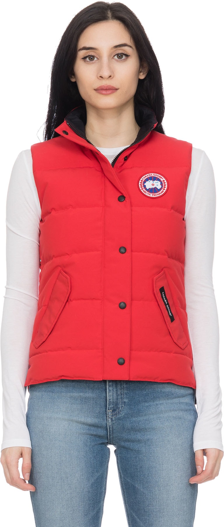 Canada Goose: Red Freestyle Vest - 1