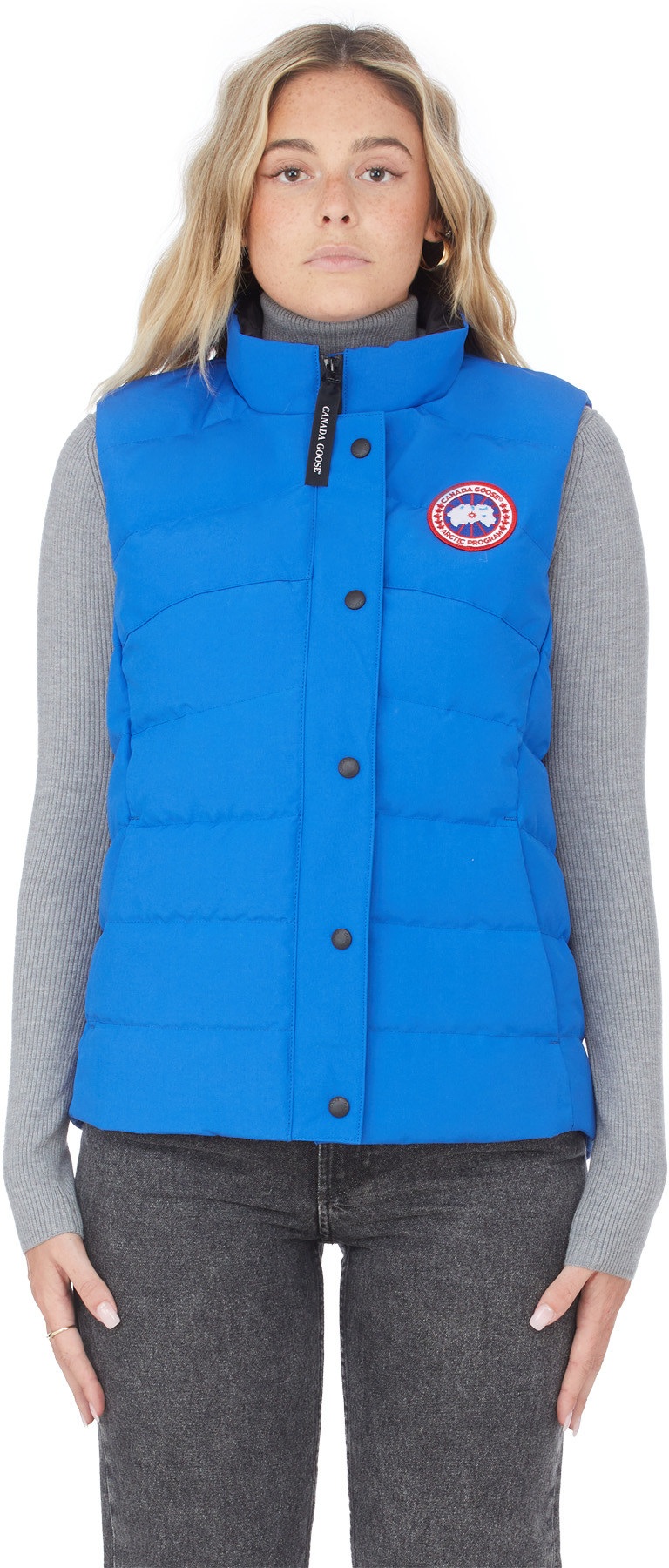 Canada Goose: Bleu Gilet Freestyle PBI Bleu - 1