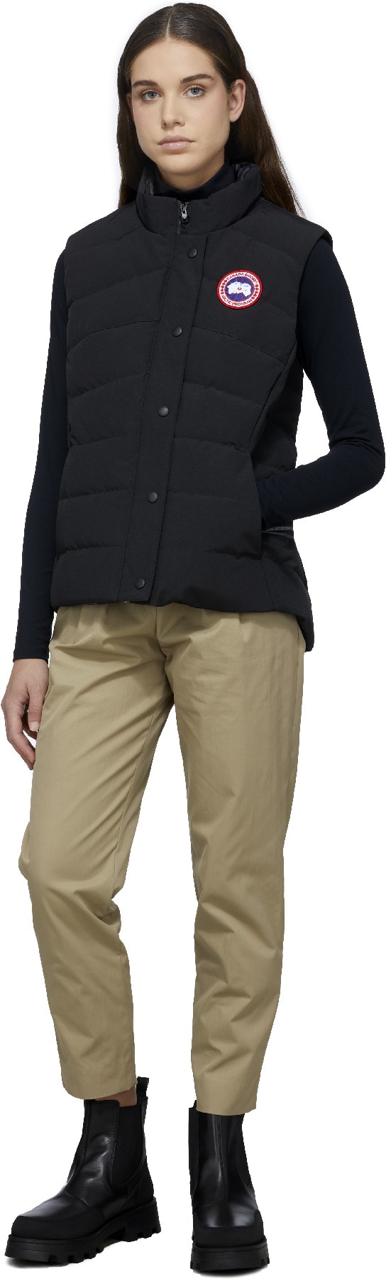 Canada Goose: Black Freestyle Vest - 4