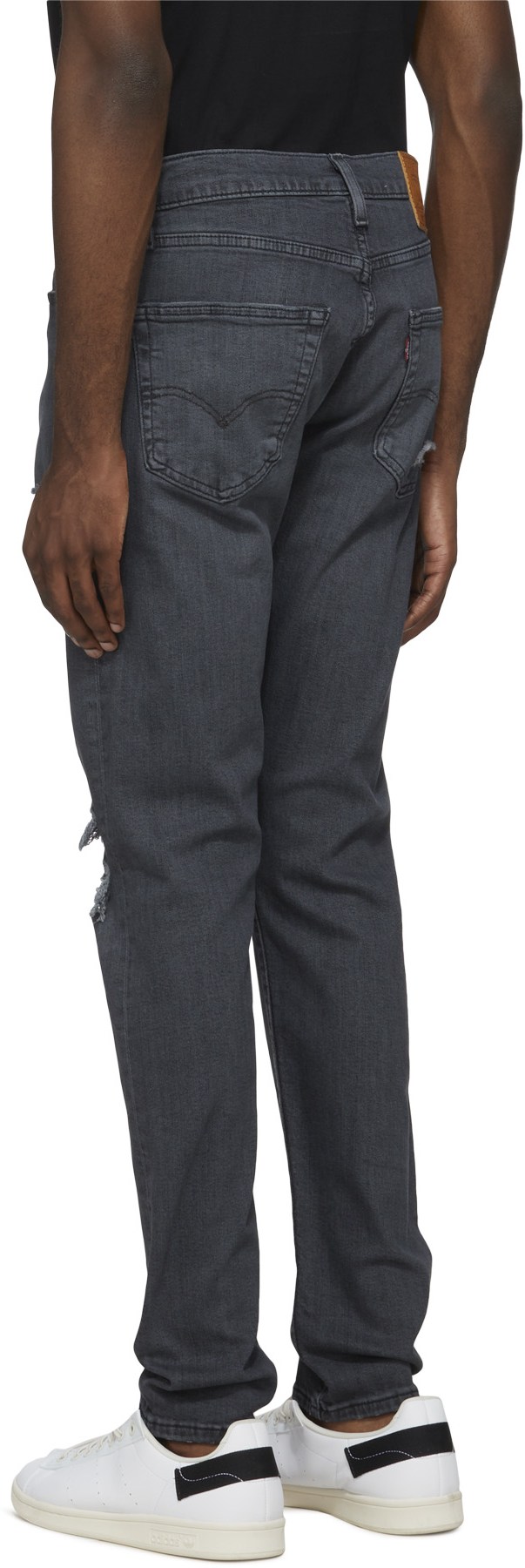 Levis: Black 512™ Slim Taper Jeans - 3