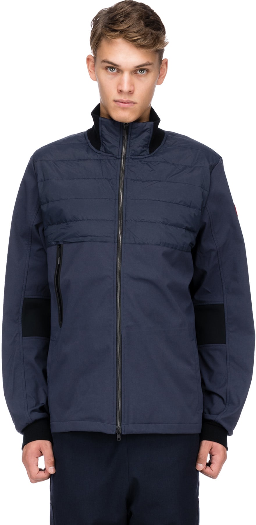 Canada Goose: Blue Jericho Beach Jacket - 1