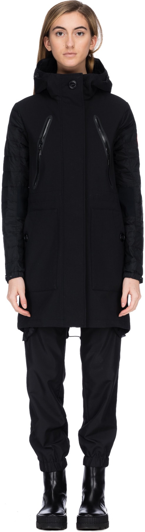 Canada Goose: Black Sabine Coat - 1