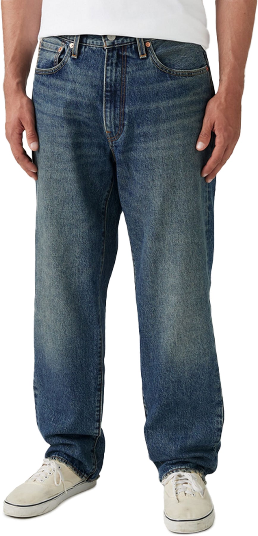 Levis: Bleu 568™ Jean droit ample Bleu - 3