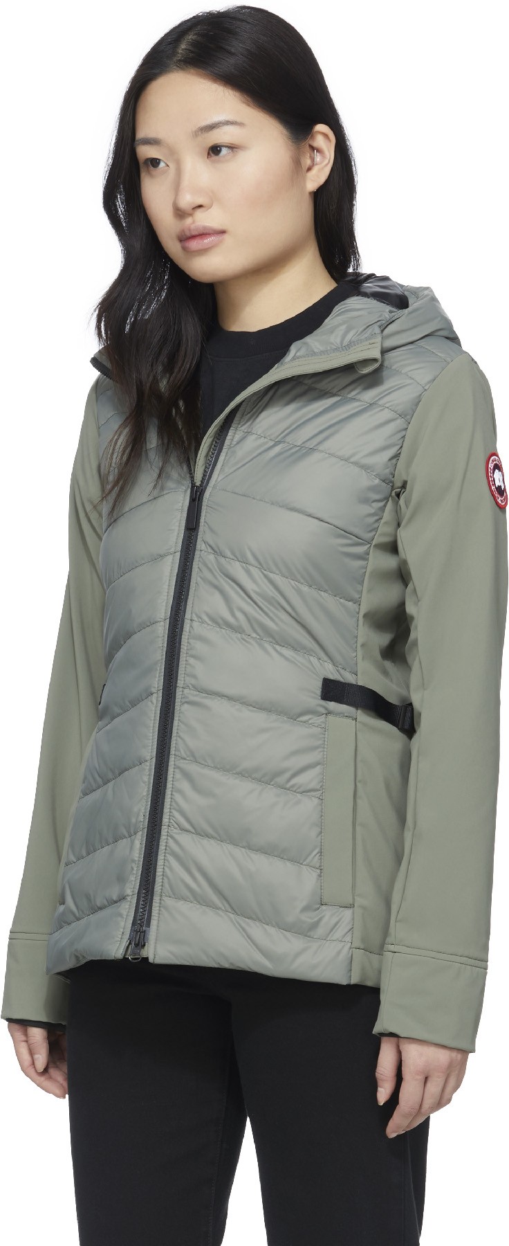 Canada Goose: Green Hybridge Thornbury Hoodie - 2