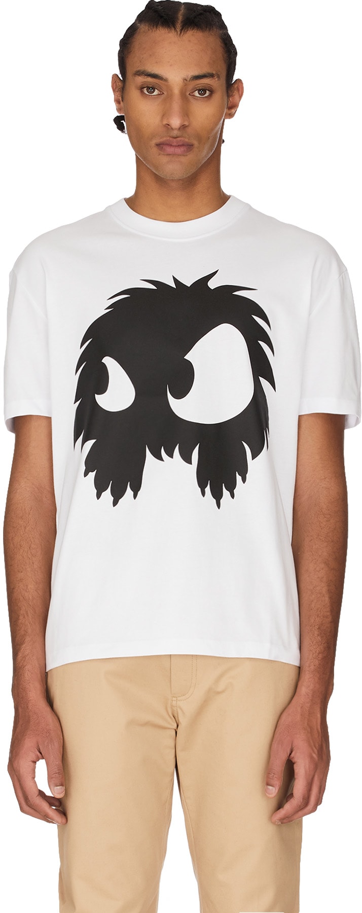 McQ Alexander McQueen: Blanc T-Shirt Chester Monster Blanc - 1