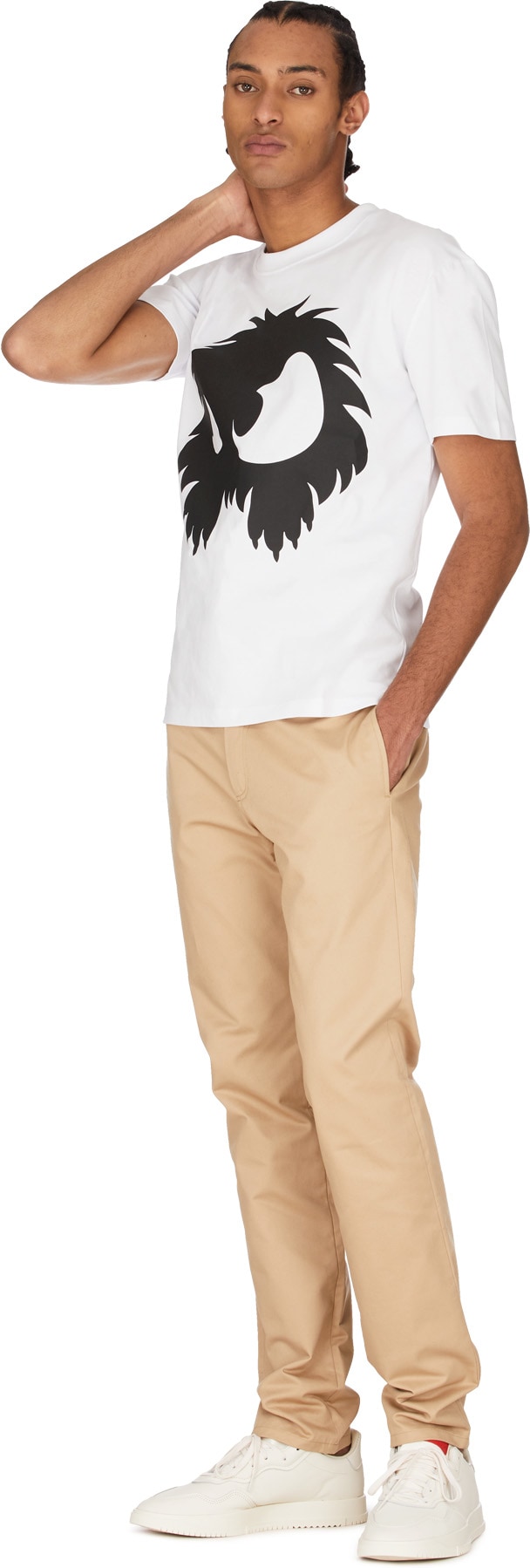 McQ Alexander McQueen: White Chester Monster T-Shirt - 4