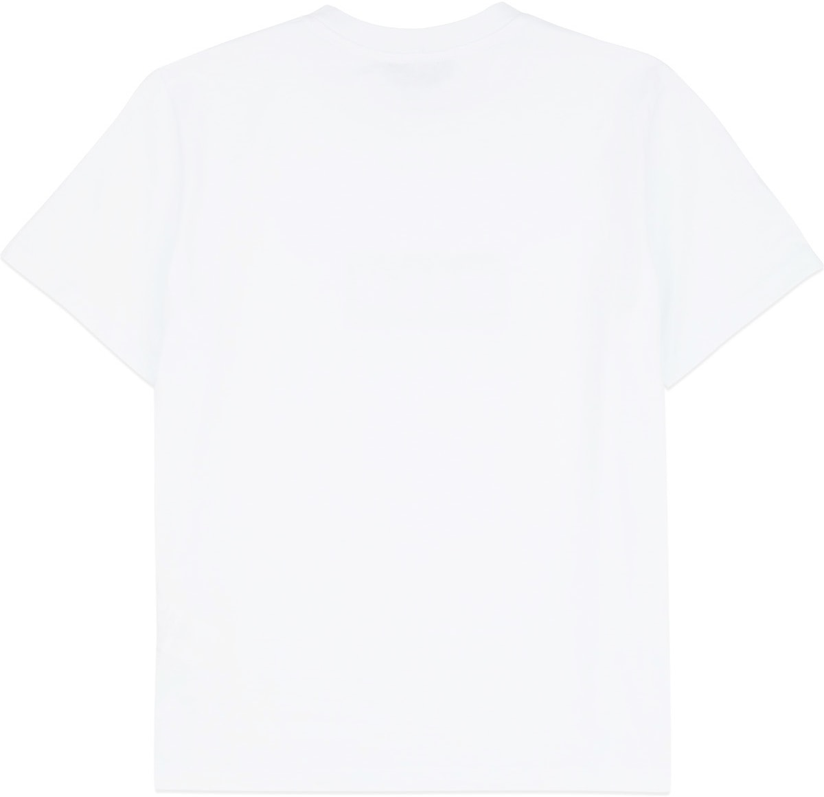 MSGM: White Cupid Box Logo T-Shirt - 2