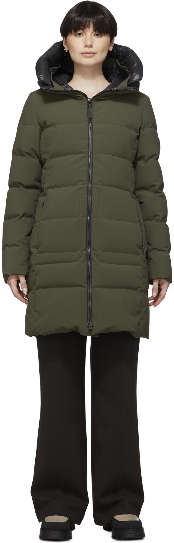 Kanuk: Vert Manteau Marilia Vert - 1