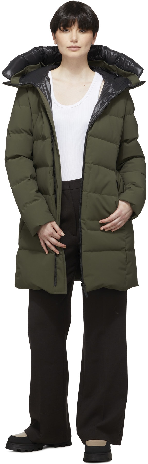 Kanuk: Vert Manteau Marilia Vert - 4