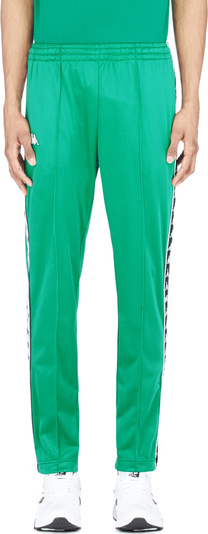 Kappa: Vert Pantalon de Survêtement 222 Banda Astoria Ajusté Vert - 1