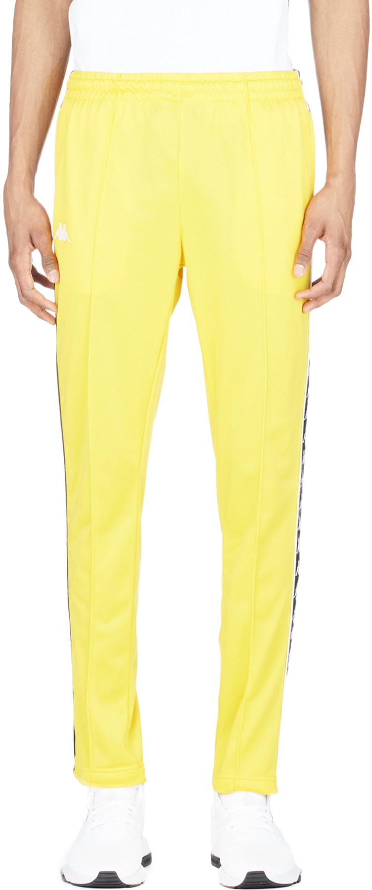 Kappa: Jaune Pantalon de Survêtement 222 Banda Astoria Ajusté Jaune - 1
