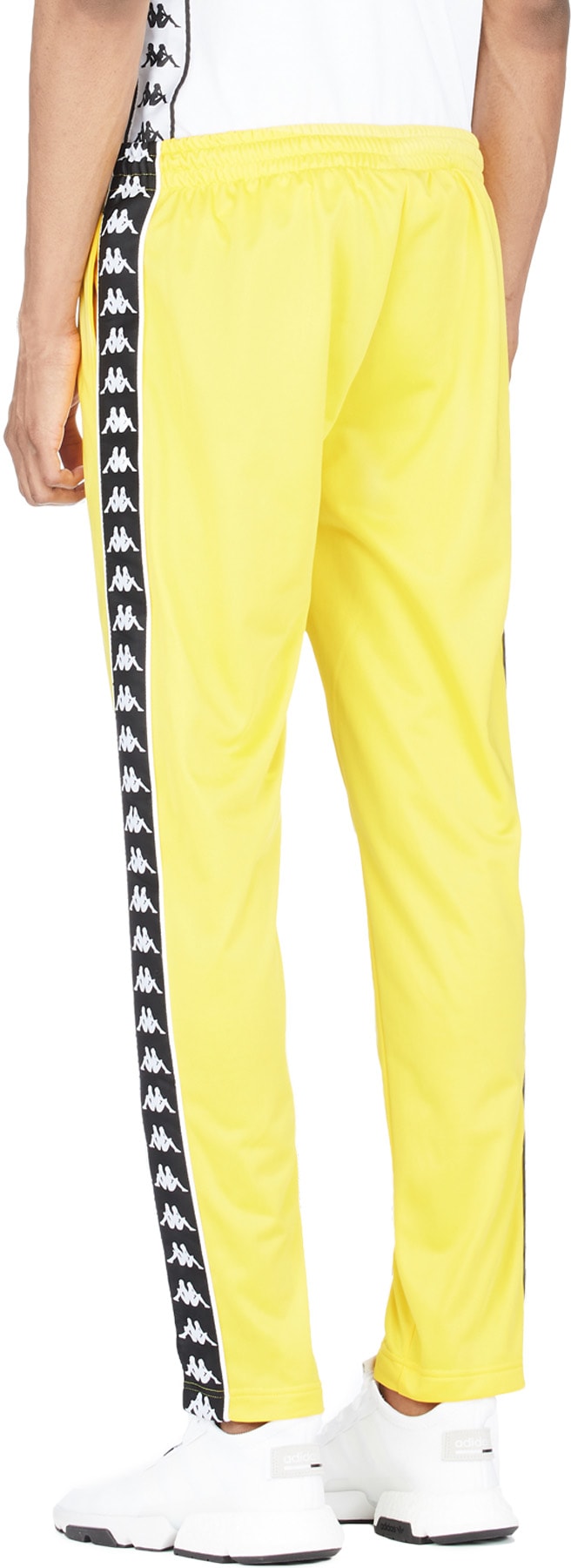 Kappa: Jaune Pantalon de Survêtement 222 Banda Astoria Ajusté Jaune - 3