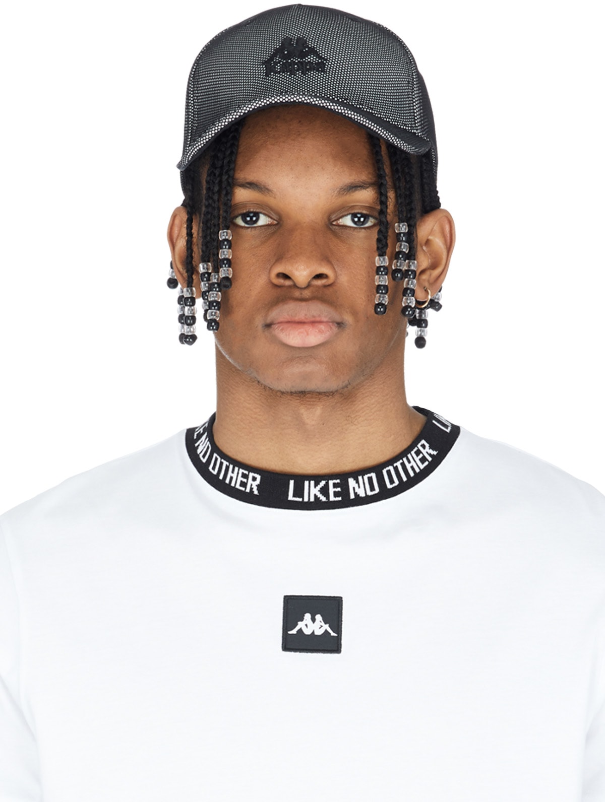 Kappa: White Authentic Aonroe Cap - 1