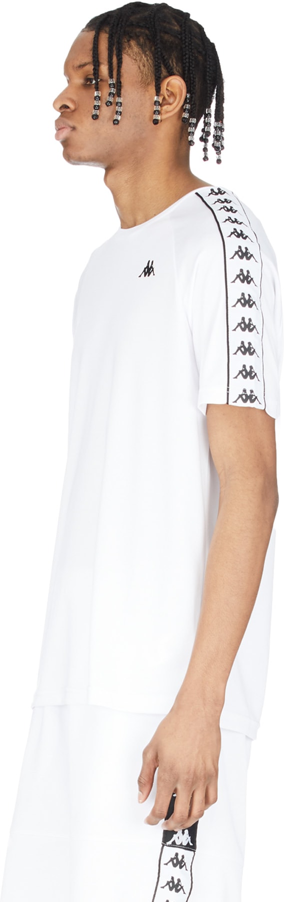 Kappa: White 222 Banda Coenly Slim T-Shirt - 2