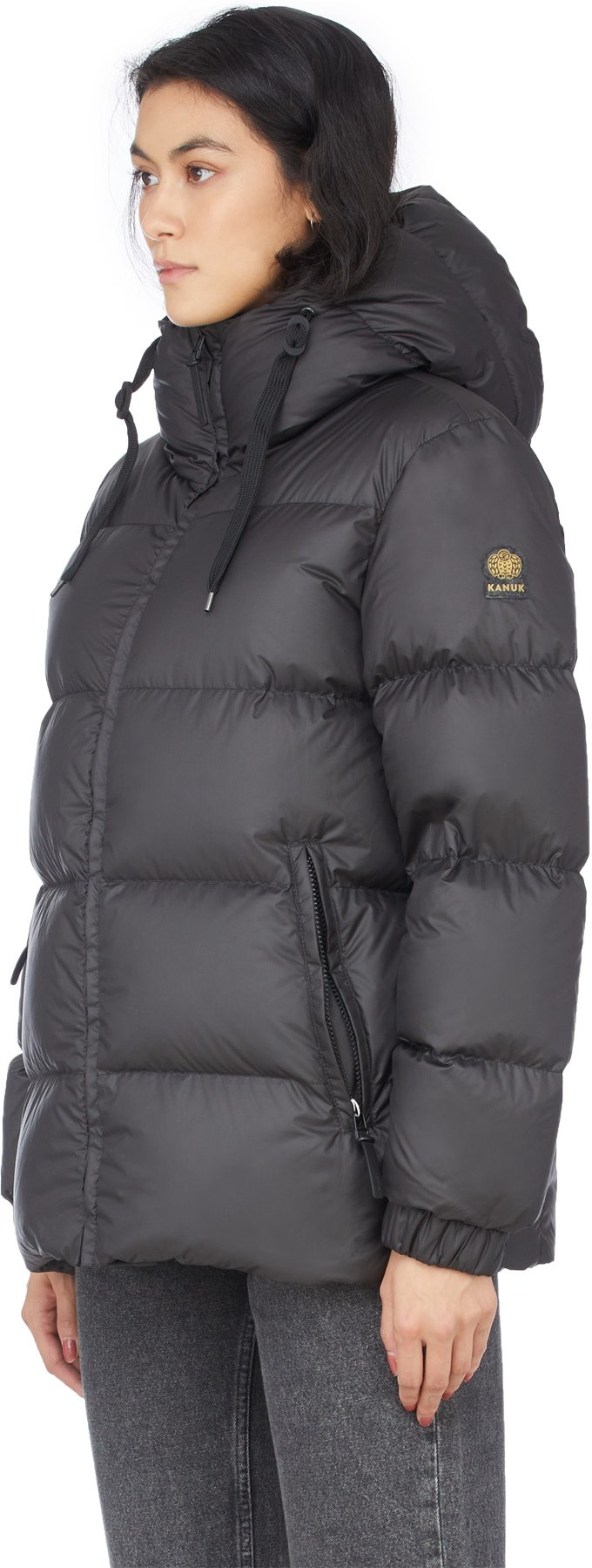 Kanuk: Noir Manteau Molly Noir - 2