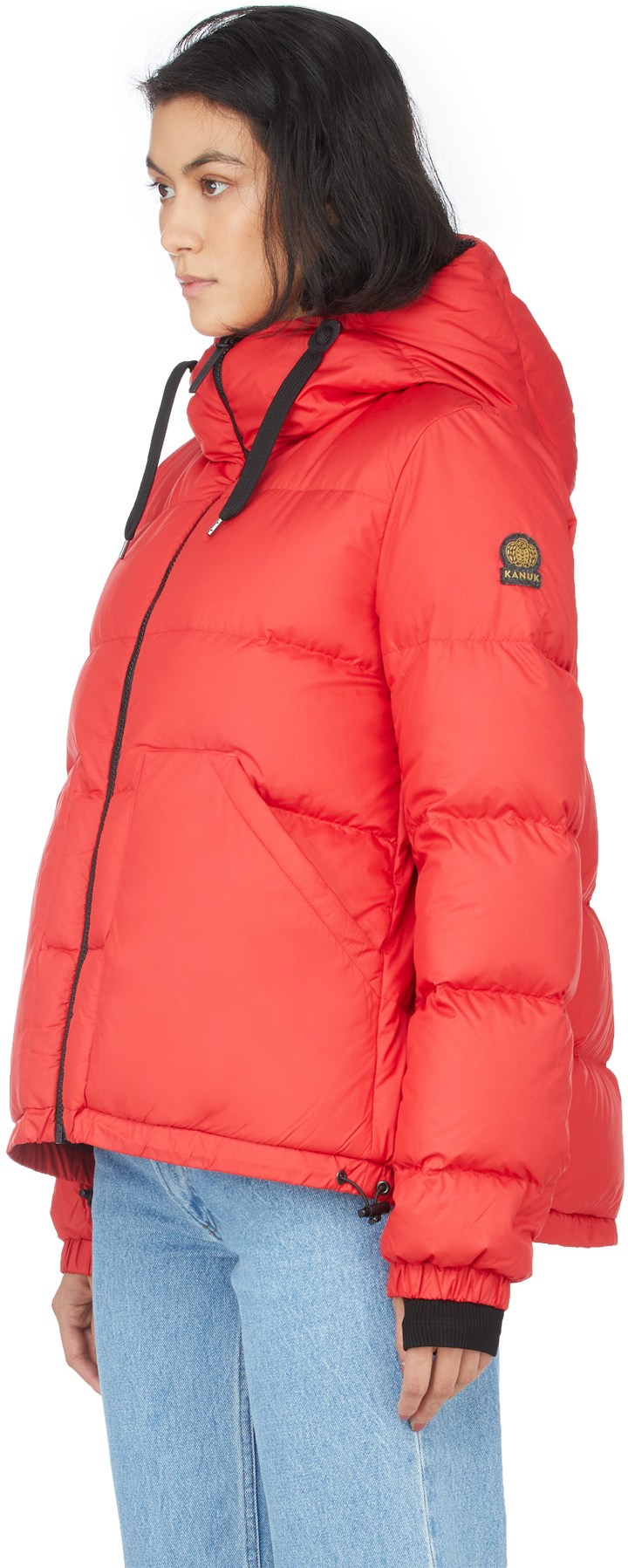 Kanuk: Rouge Manteau Stud Rouge - 2