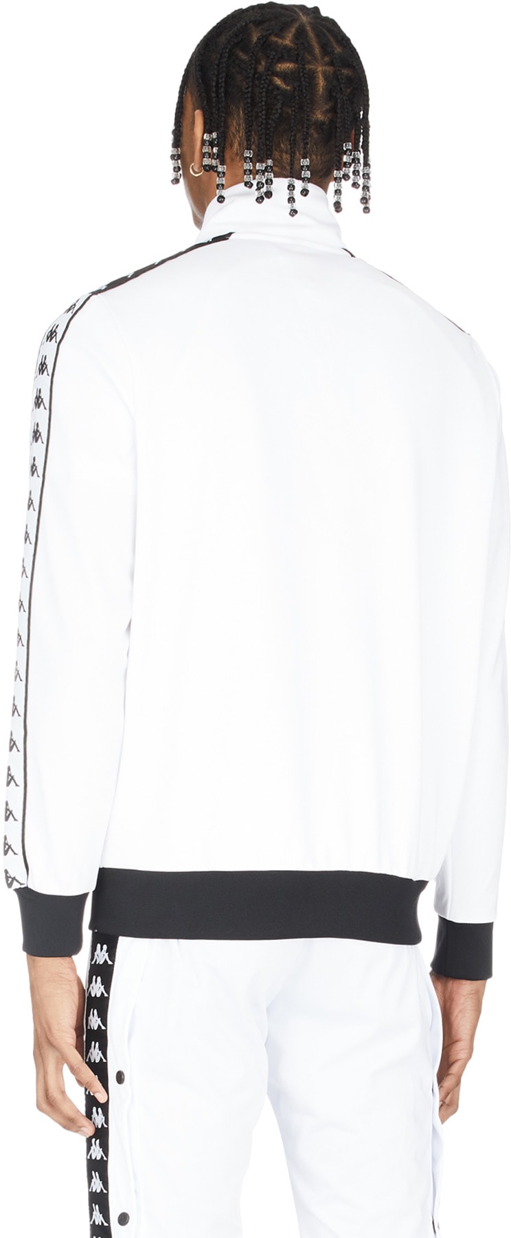 Kappa: White 222 Banda Bizol Jacket - 3