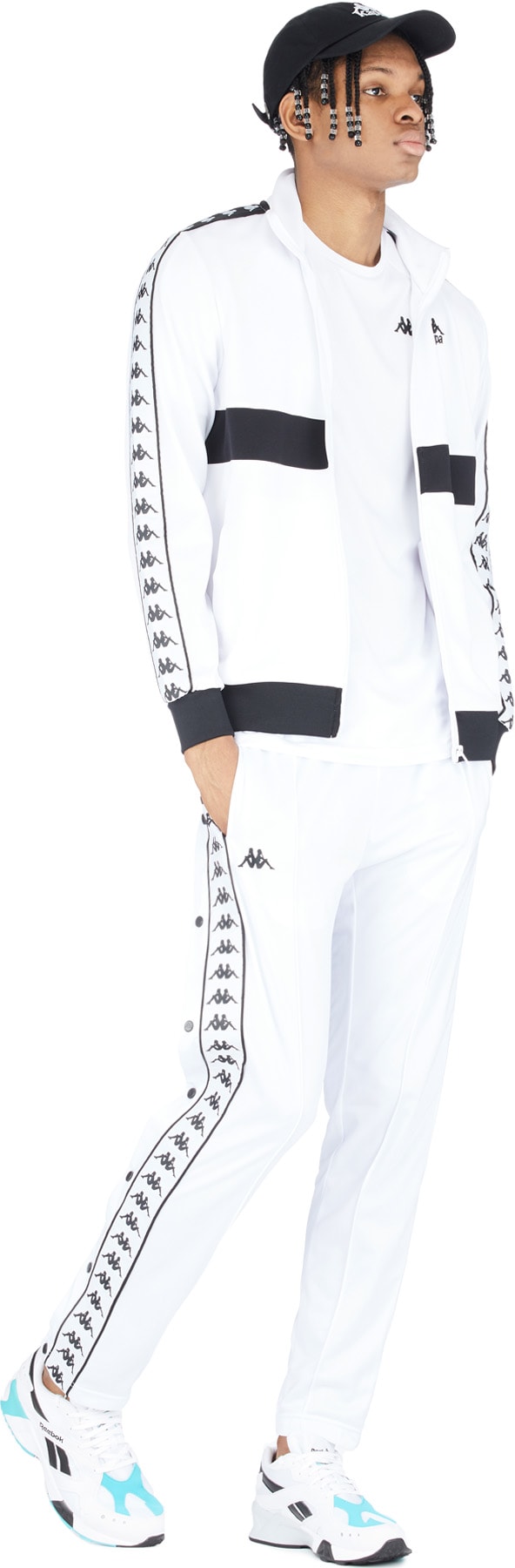 Kappa: Blanc Veste 222 Banda Authentique Bizol Blanc - 4