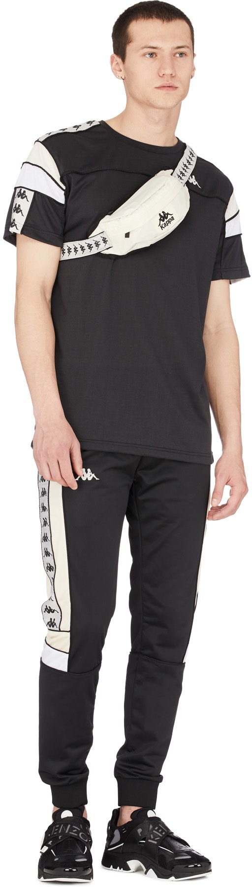 Kappa: Black 222 Banda Arar T-Shirt - 4