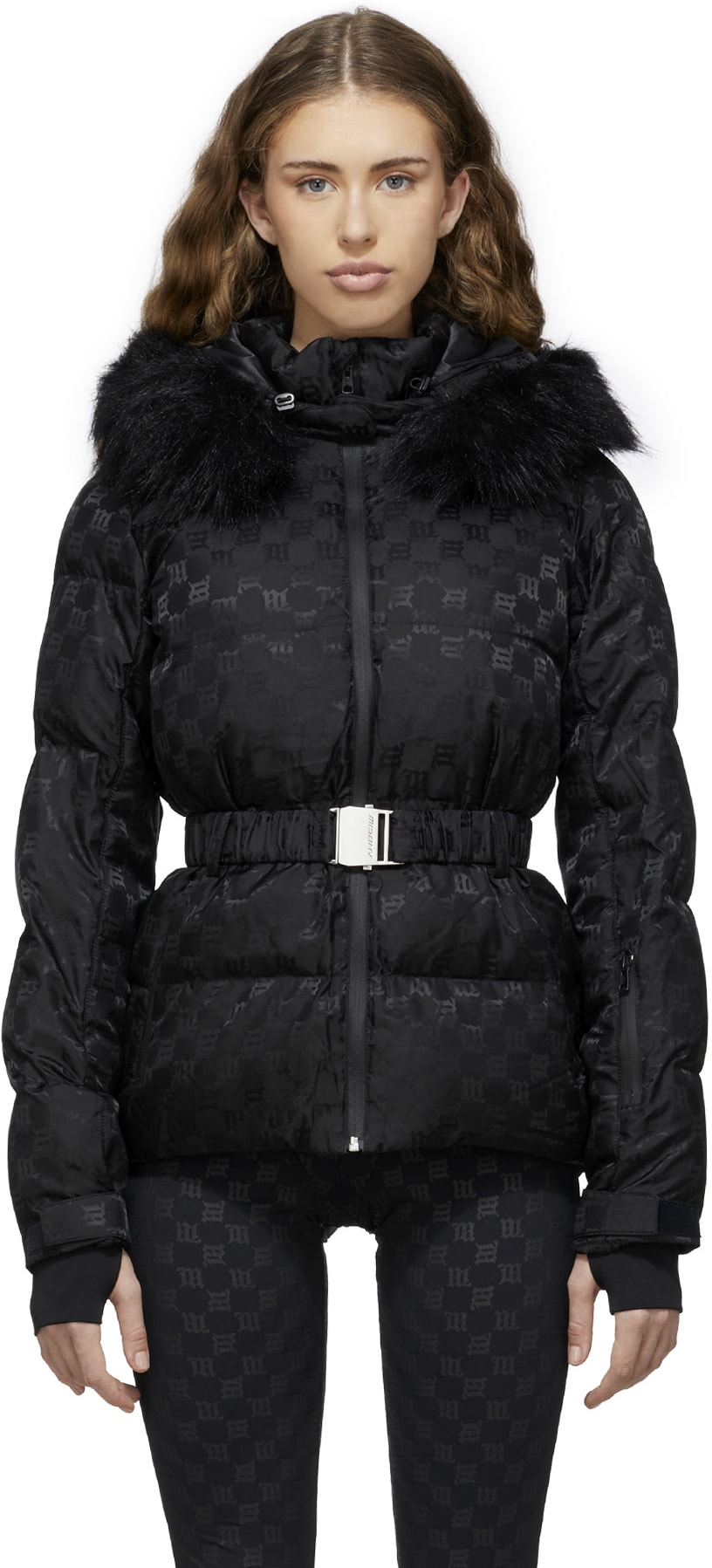 MISBHV: Noir Doudoune Browns London Ski Monogramme Noir - 1