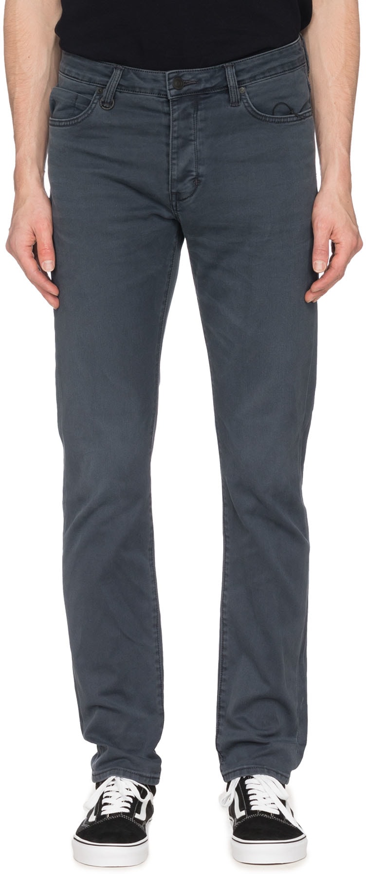 Neuw Denim: Grey Lou Slim Jeans - 1