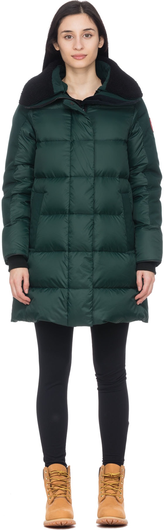 Canada Goose: Green Altona Parka - 1