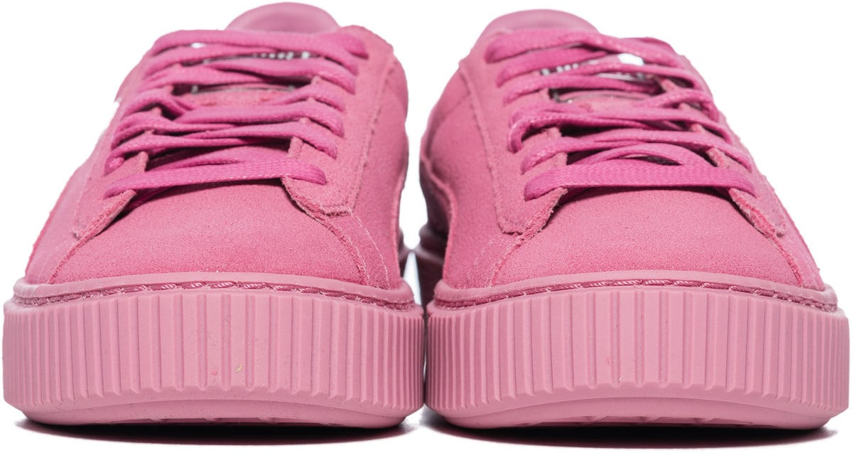 Puma: Pink Basket Platform Reset - 3