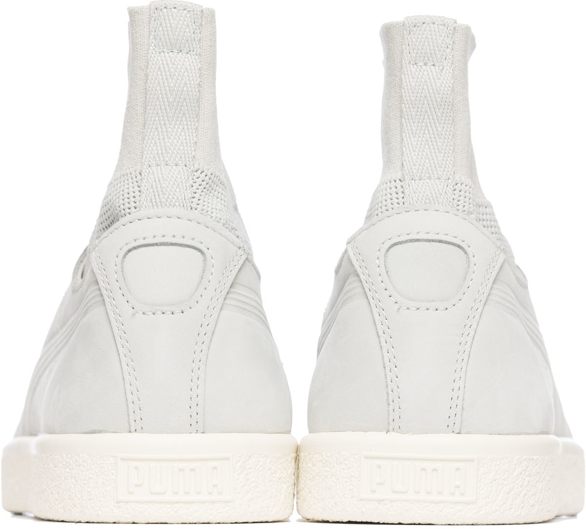 Puma: Grey Clyde Sock Select - 4