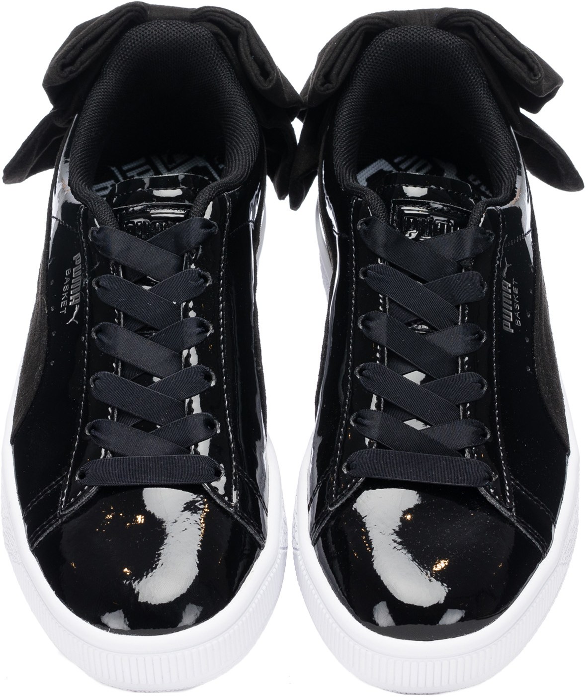 Puma: Noir Basket Bow Noir - 4