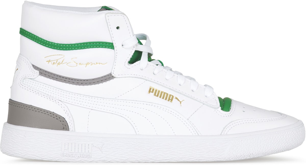 Puma: White Ralph Sampson Mid - 1
