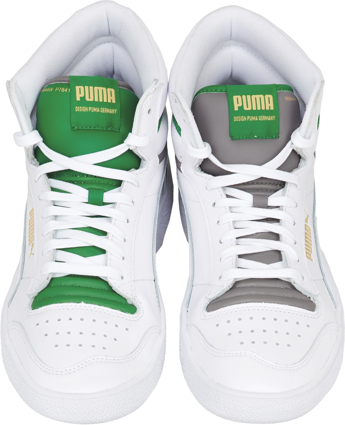 Puma: White Ralph Sampson Mid - 4