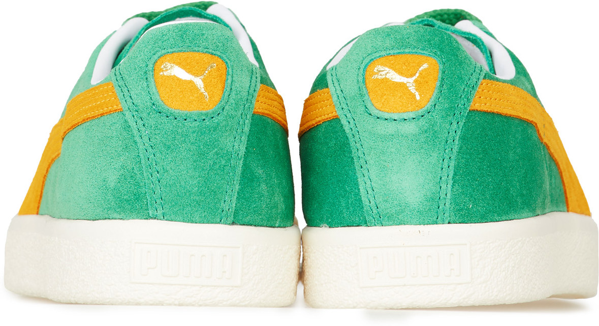 Puma: Green Suede VTG - 5