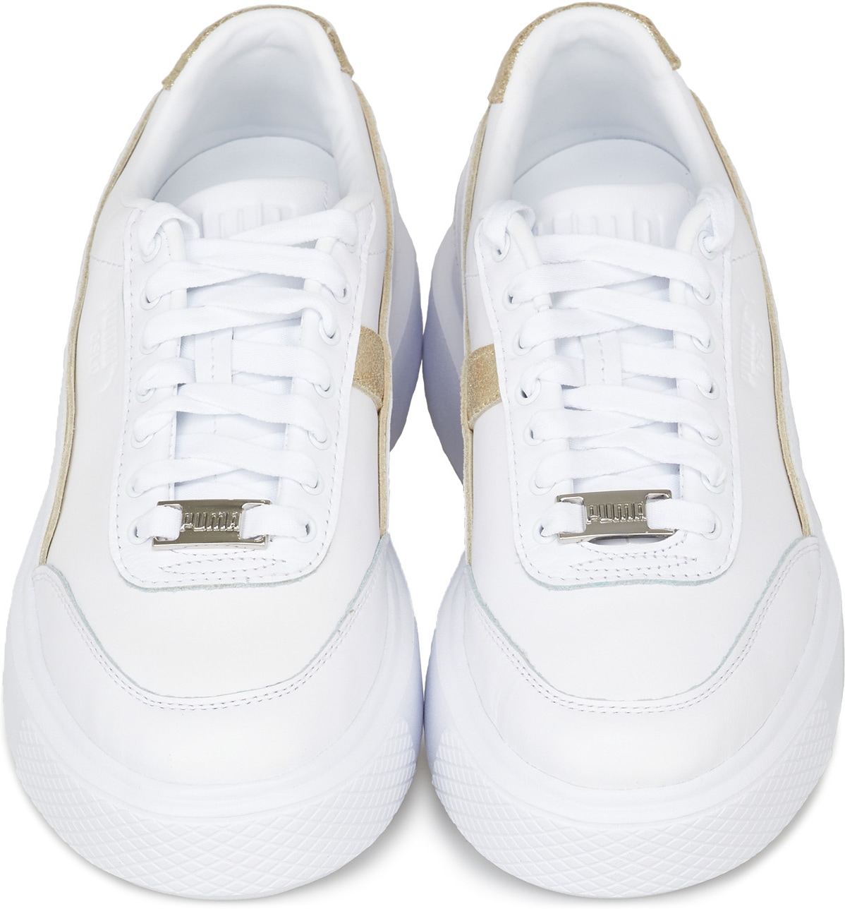 Puma: White Oslo Maja Metal - 4