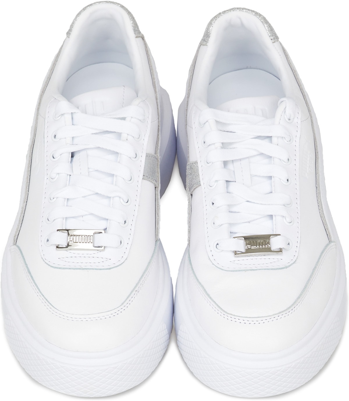 Puma: White Oslo Maja Metal - 4