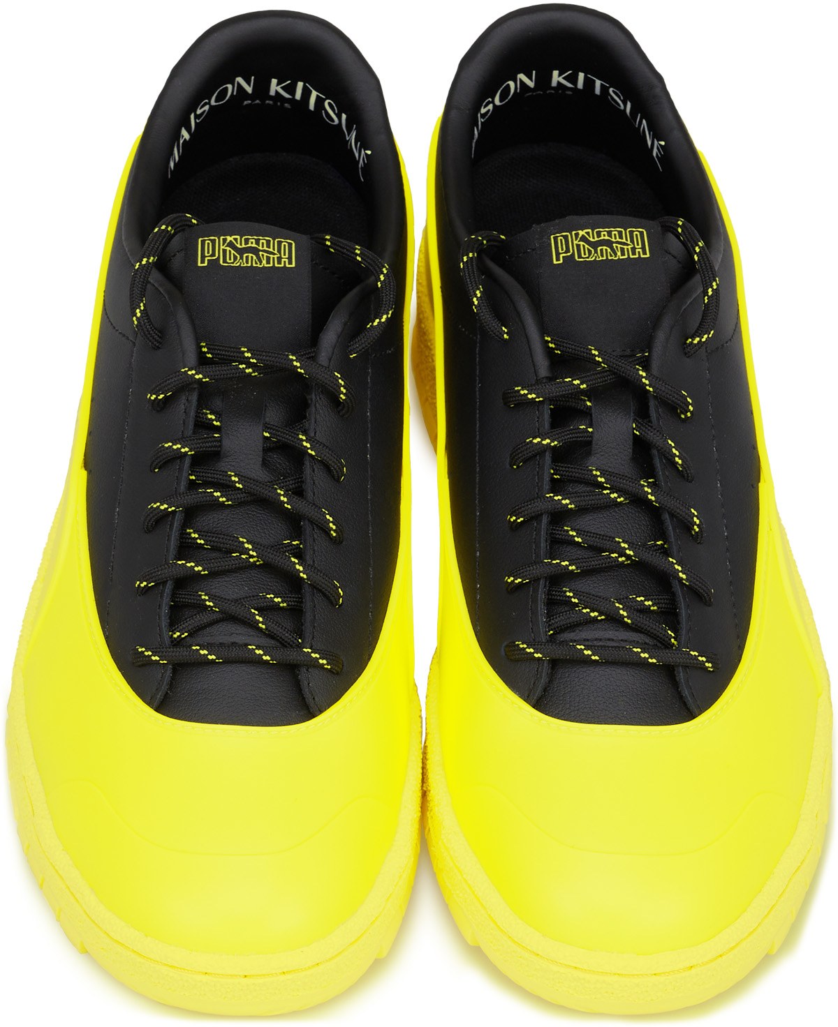 Puma: Jaune Puma x Maison Kitsune Ralph Sampson 70 Jaune - 4