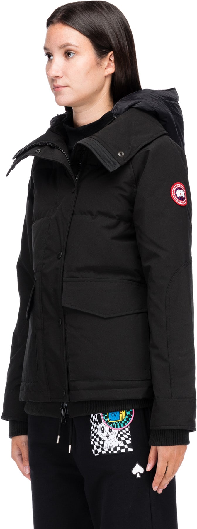 Canada Goose: Noir Parka Rideau Noir - 2