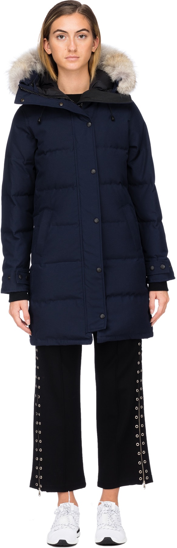 Canada Goose: Bleu Parka Shelburne Bleu - 1