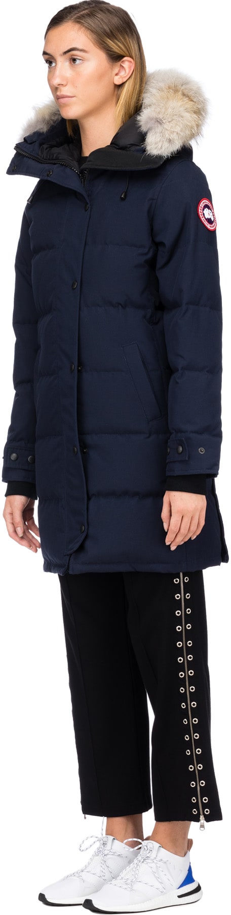 Canada Goose: Bleu Parka Shelburne Bleu - 2